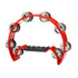 Stagg Cutaway Tambourine with 16 Jingles in Red