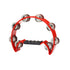 Stagg Cutaway Tambourine with 16 Jingles in Red