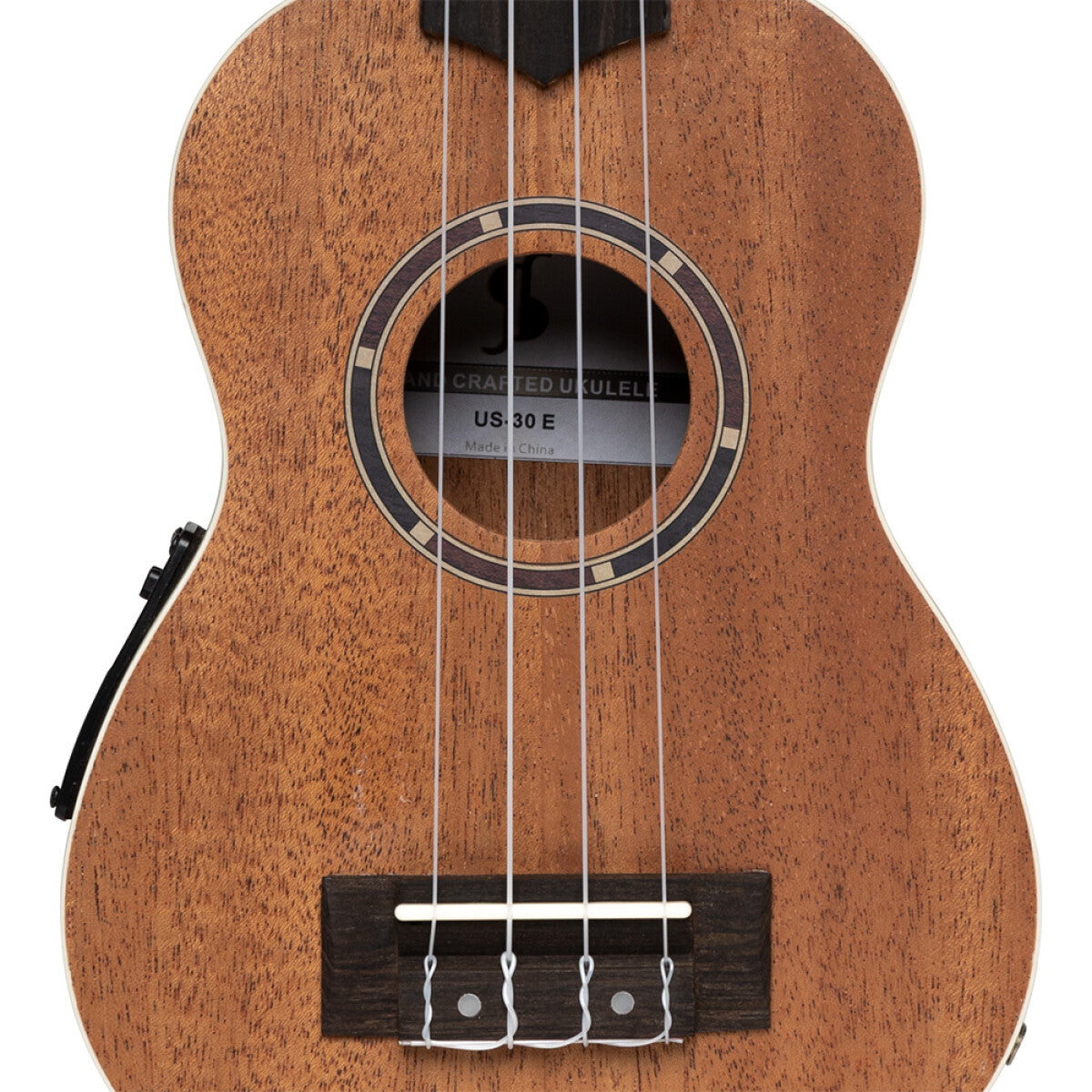 Stagg Soprano Electro Ukulele Sapele US-30E with Gigbag