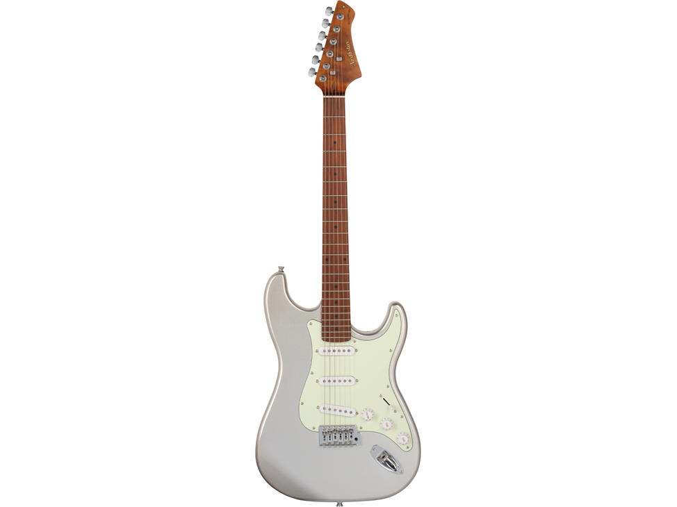 Northstar Electric Guitar Double Cut, in Inca Silver