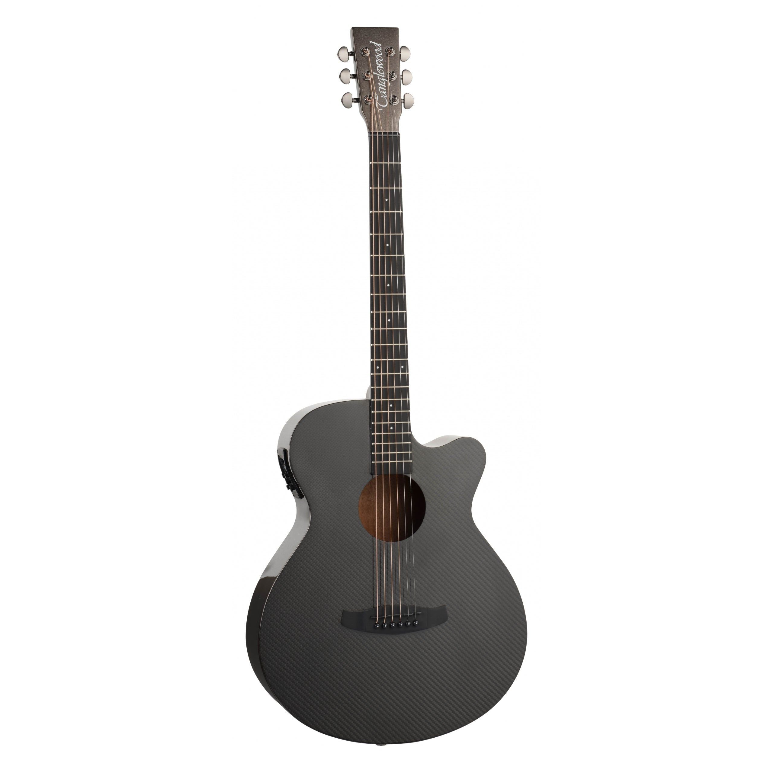 Tanglewood Super Folk Cutaway TW4CECBN Electro Acoustic Guitar Carbon Fibre
