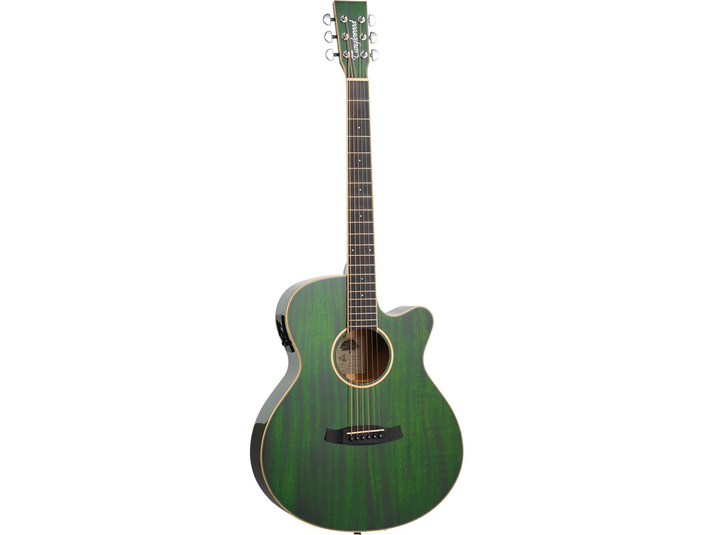 Tanglewood TW4CEFG Super Folk Electro-Acoustic, Green Gloss