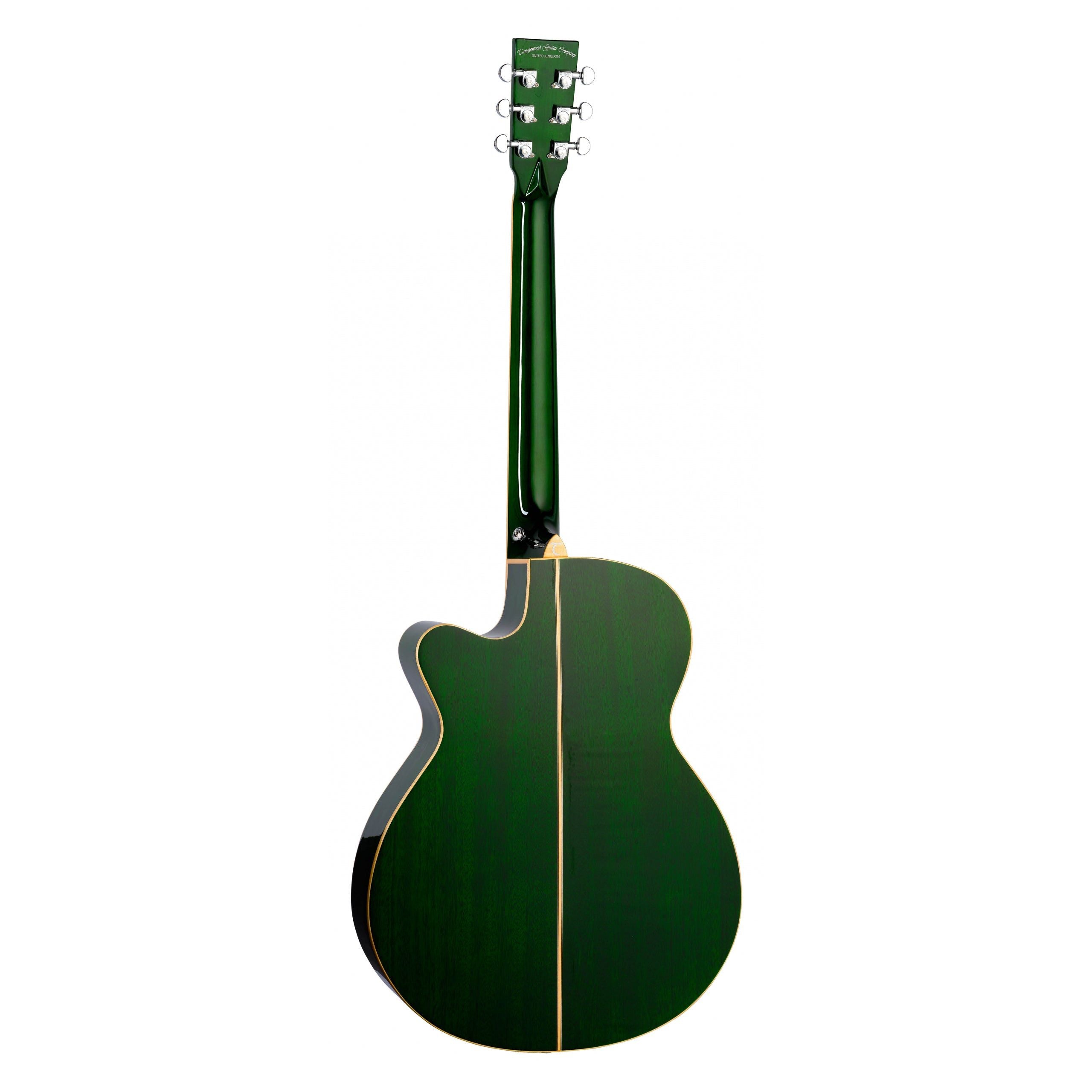 Tanglewood TW4CEFG Super Folk Electro-Acoustic, Through Green Gloss