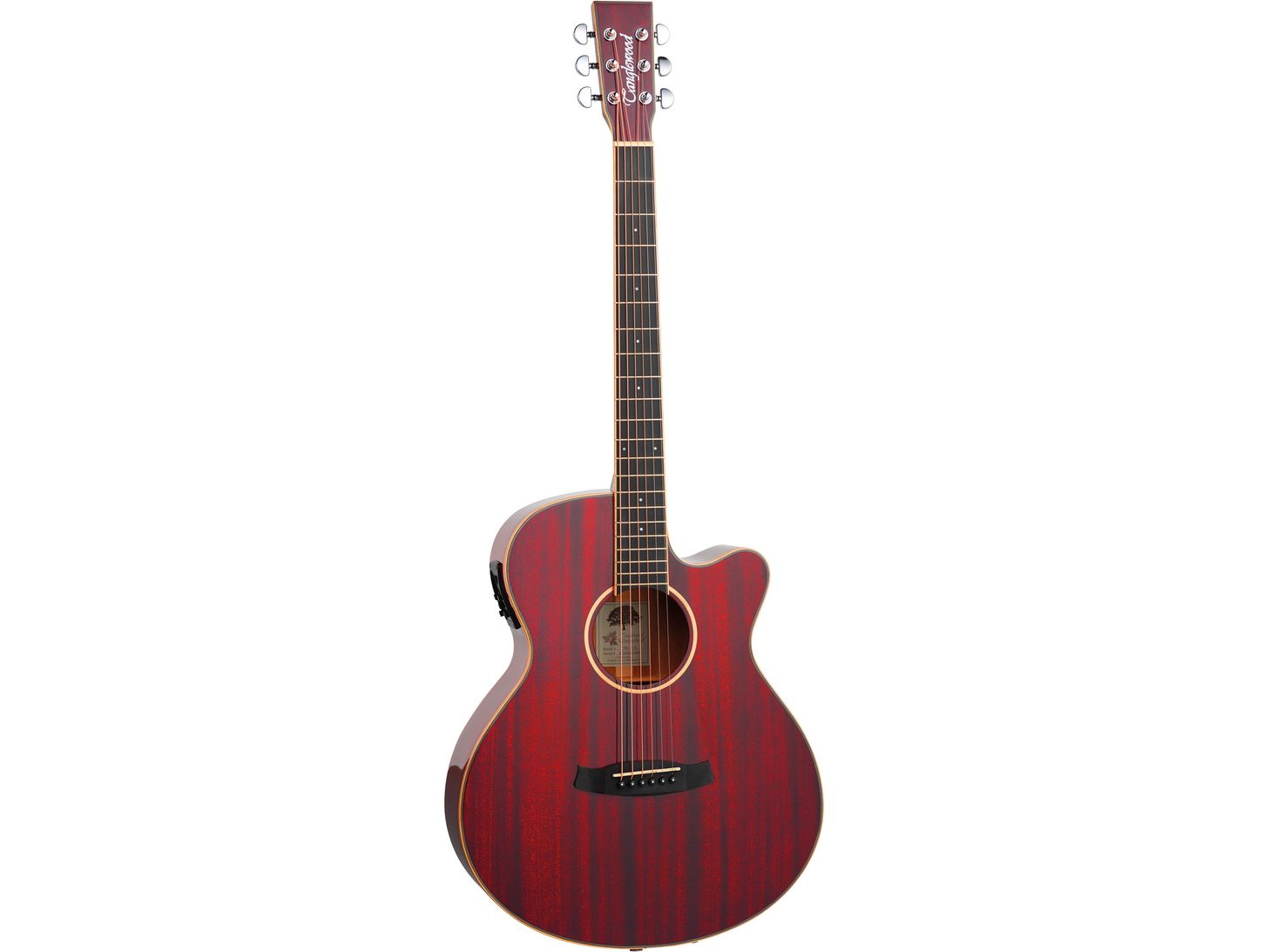 Tanglewood TW4CER Super Folk Electro-Acoustic, Red Gloss