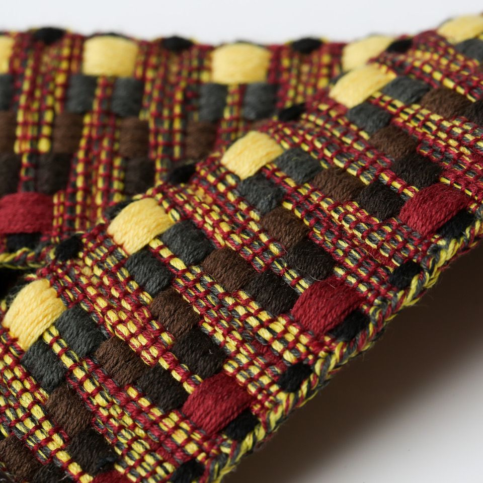 Isuzi Premium Pattern Ukulele Strap - Red/Brown