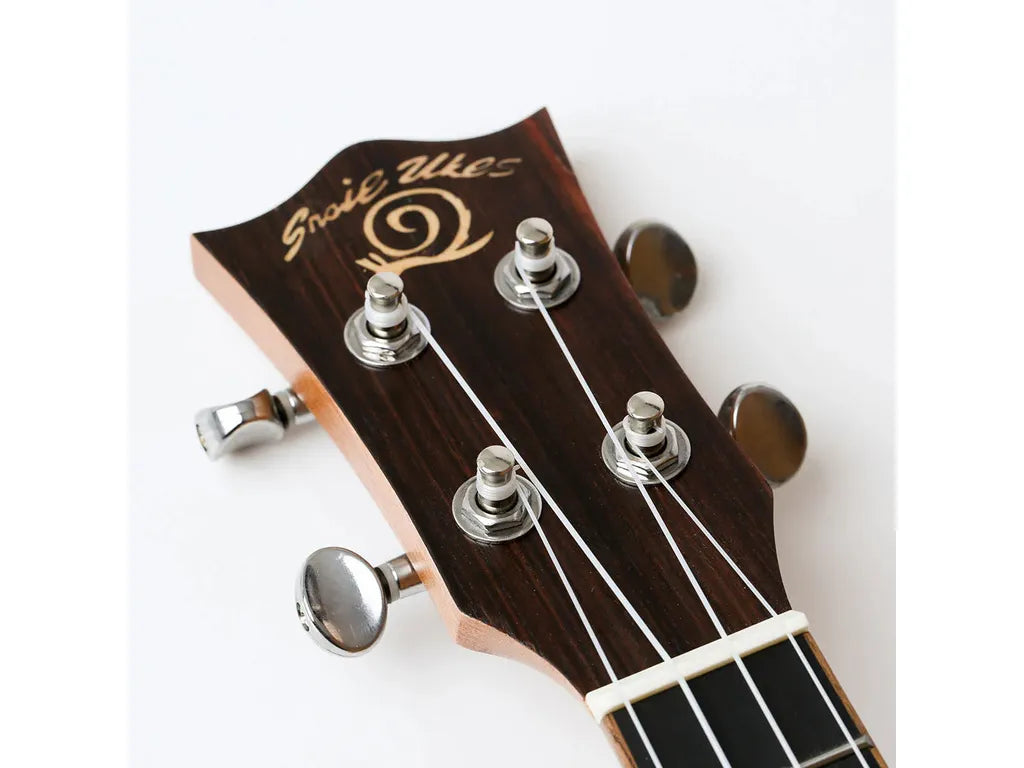 Snail Soprano Ukulele Zebrawood UKS-215E