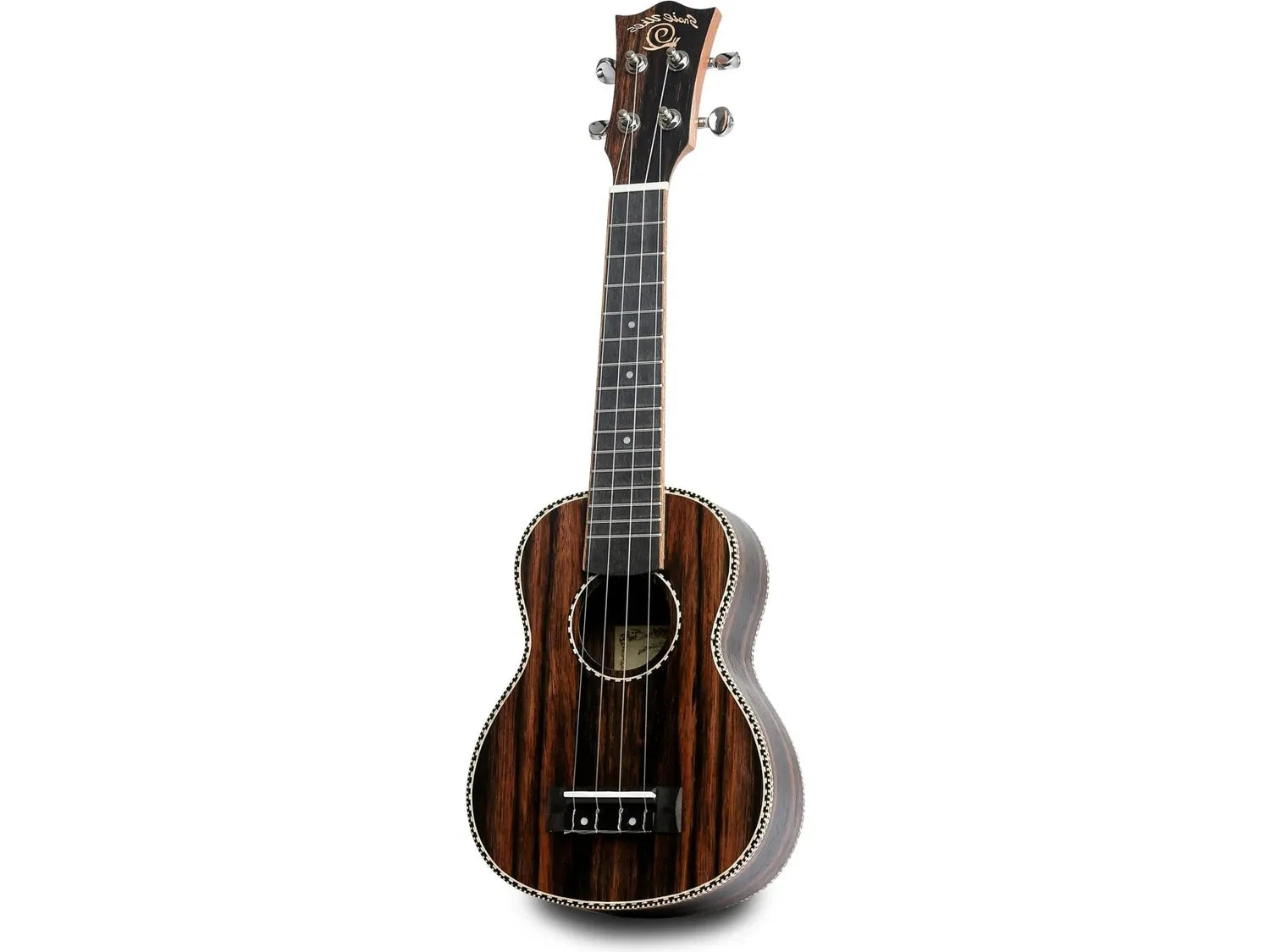 Snail Soprano Ukulele Ebony UKS-E220EQ