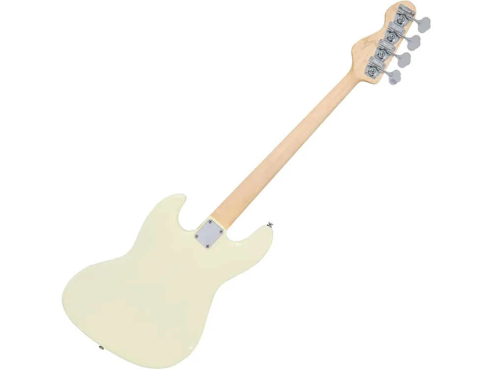 Vintage VJ74 ReIssued Maple Fingerboard Bass Guitar ~ Vintage White