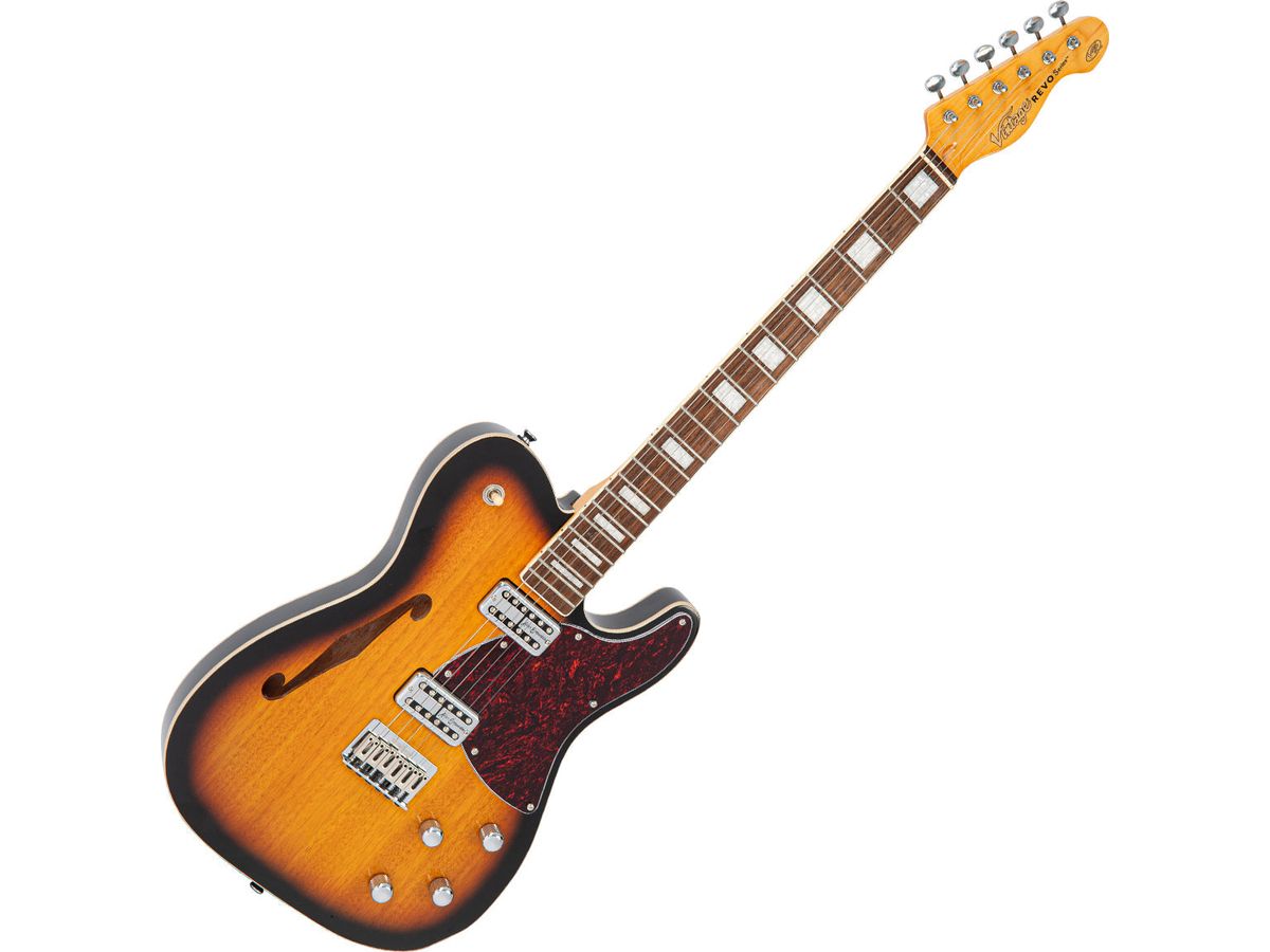 Two-Tone Sunburst Vintage REVO Series 'Midline' Electric Guitar