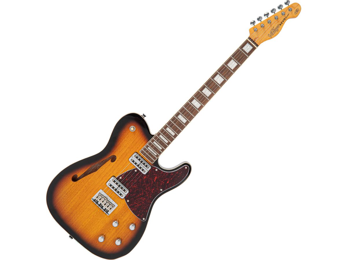 Two-Tone Sunburst Vintage REVO Series 'Midline' Electric Guitar