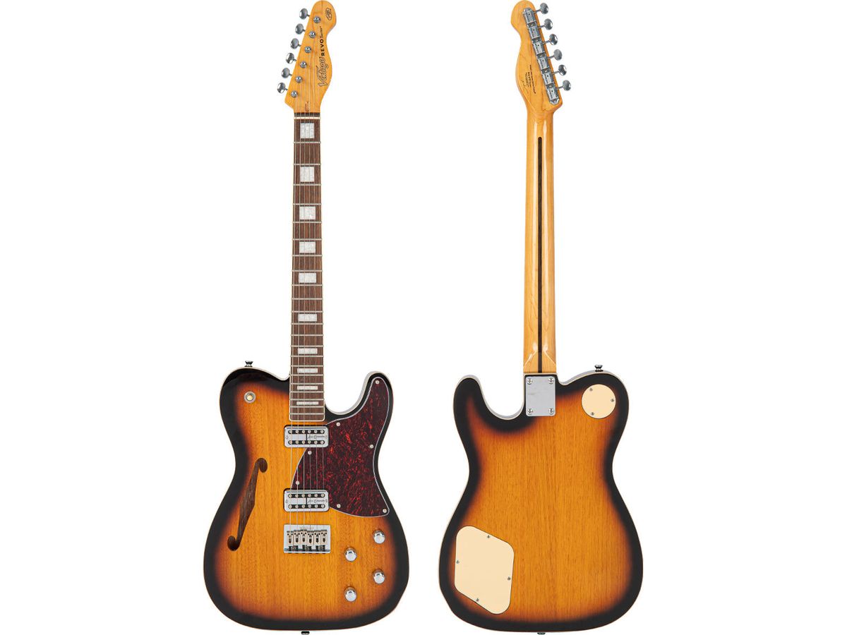 Two-Tone Sunburst Vintage REVO Series 'Midline' Electric Guitar