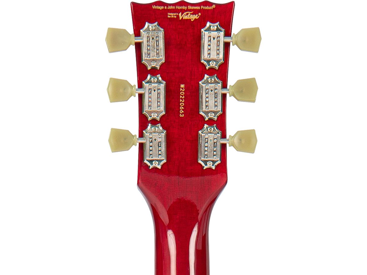 Cherry Red Vintage REVO Series 'Superthin' Electric Guitar