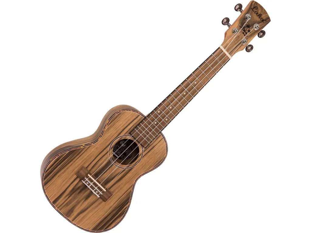 Laka Walnut Series Ukulele & Carry Bag ~ Concert