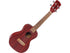 Laka Sapele Series Concert Ukulele & Bag ~ Red