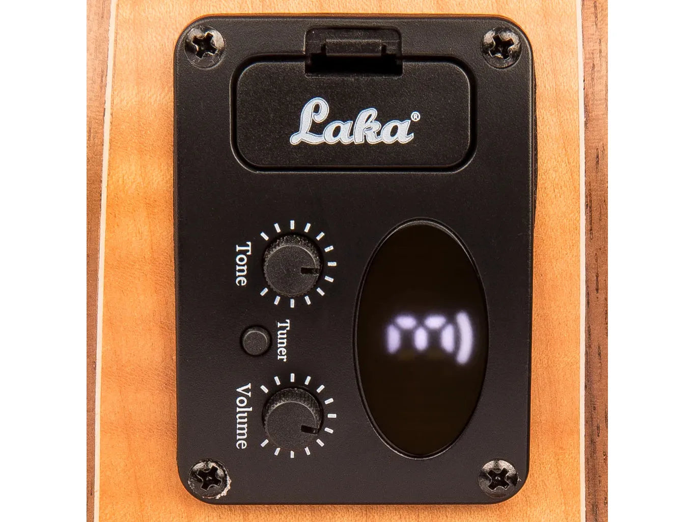 Laka Maple Series Electro-Acoustic Cutaway Ukulele & Carry Bag ~ Soprano