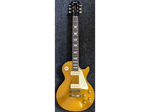 Burny RLG-60P Electric Guitar in Vintage Gold