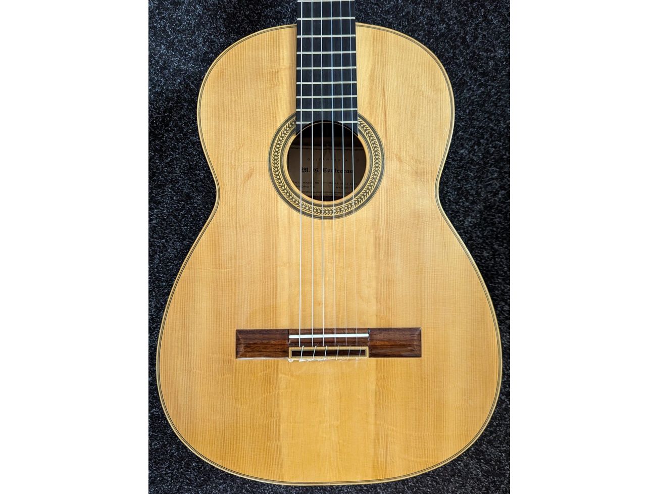 M G Contreras, Calle De La Cruz 3, Madrid 13, Calle Mayor 80 Classical Guitar with Hardcase Pre-Owned