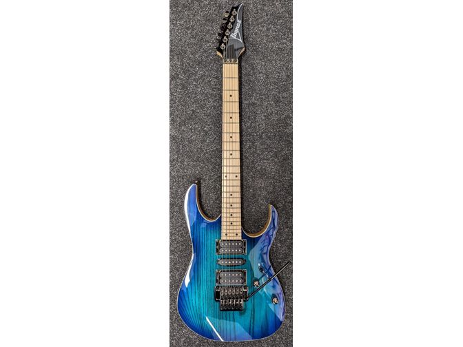 Ibanez RG370AHMZ Electric Guitar in Blue Moon Burst with Floyd Rose Pre-Owned