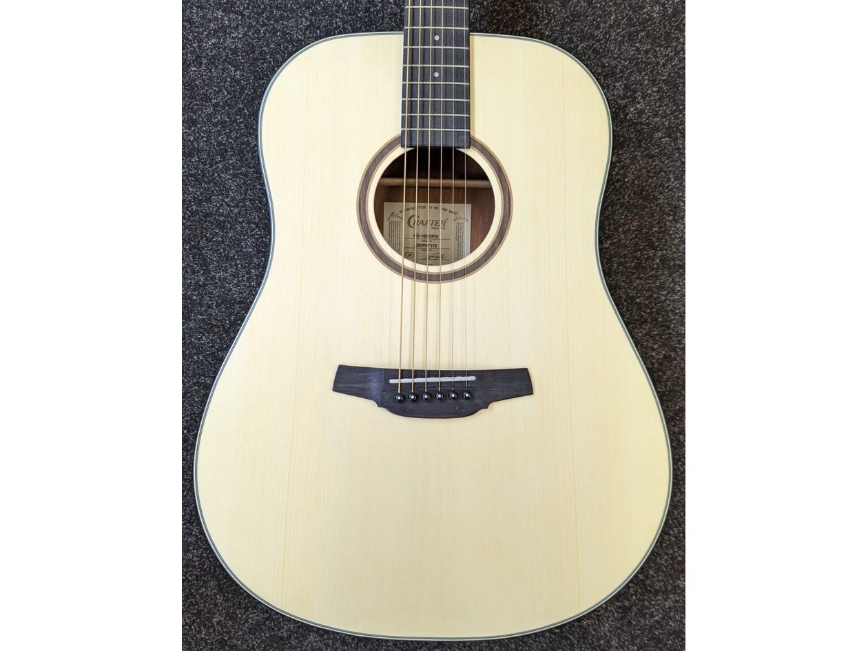 Crafter HD-100 Dreadnought Acoustic Guitar in Natural