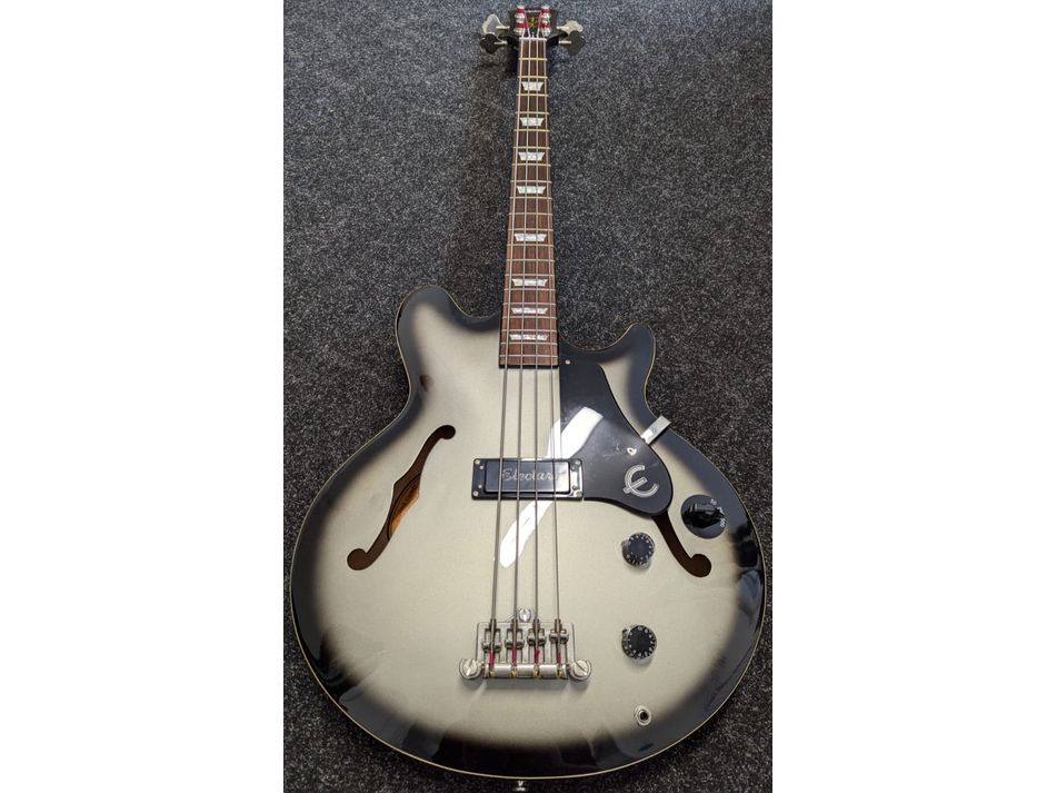 Epiphone Limited Edition Jack Casady Bass '2011' in Silverburst with Hardcase Pre-Owned