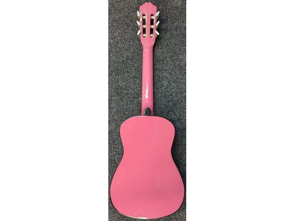 Gear4Music Classical Guitar 1/2 Size in Pink Pre-Owned