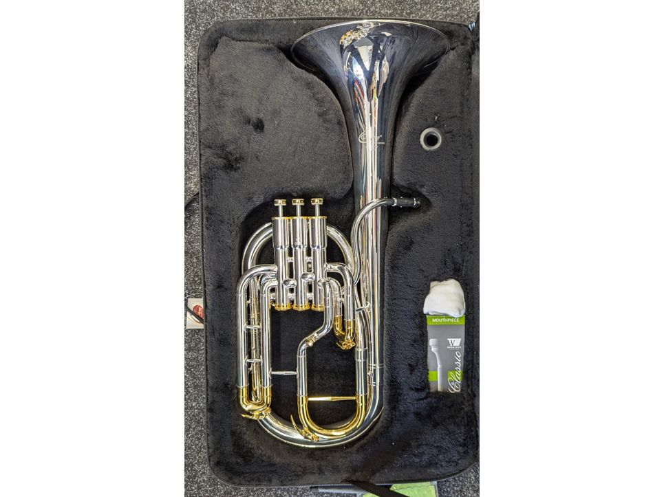 Odyssey Premiere 'Eb' Tenor Horn Outfit ~ Silver Plated (Ex-Demo)