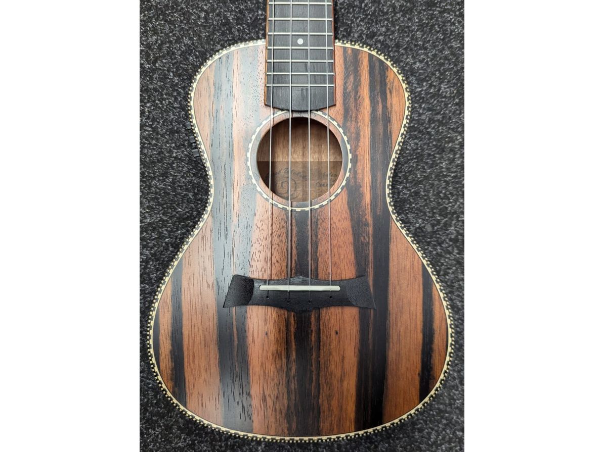 Snail Concert Ukulele Electro Ebony UKC-E498EQ