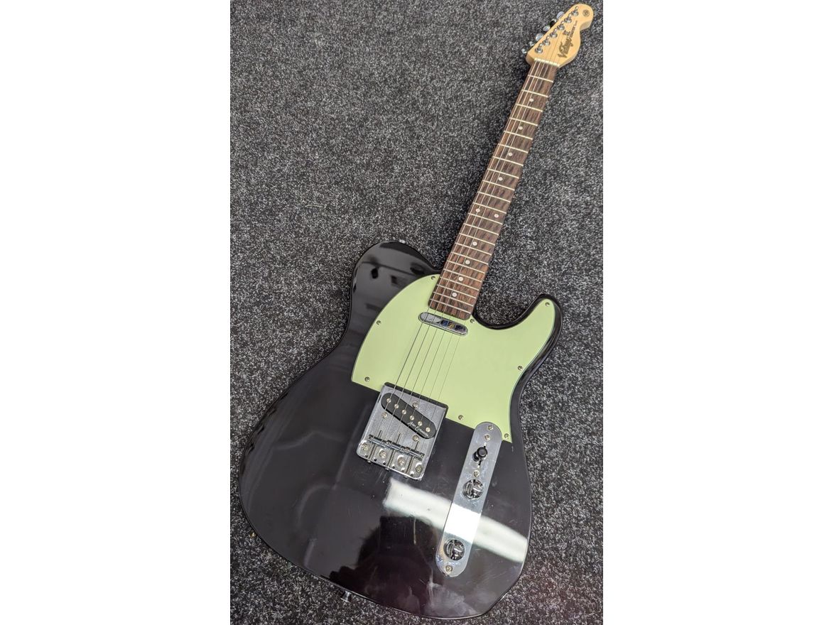 Vintage Telecaster Style  Electric Guitar Coaster Series in Black Pre-Owned