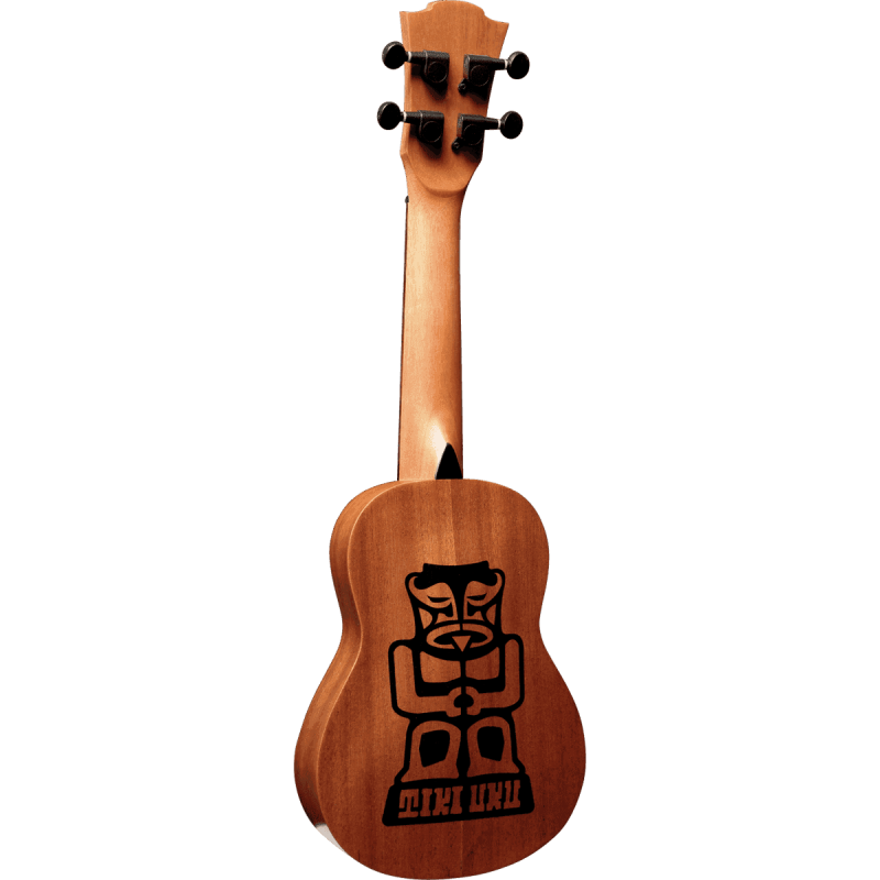 LAG Soprano Slim Arched Back Electro Ukulele With Case