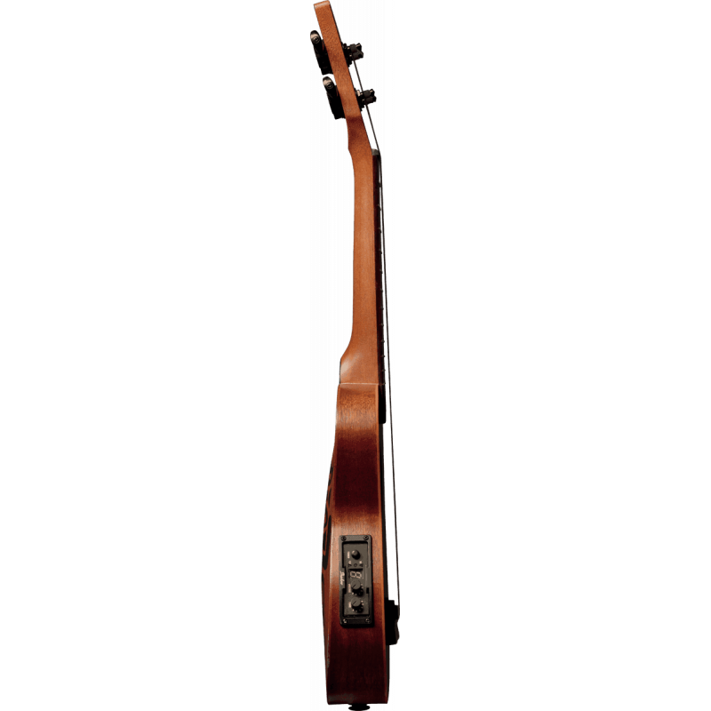 LAG Soprano Slim Arched Back Electro Ukulele With Case