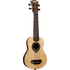 LAG Soprano Slim Arched Back Electro Ukulele With Case
