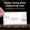 String Action Ruler for Guitar