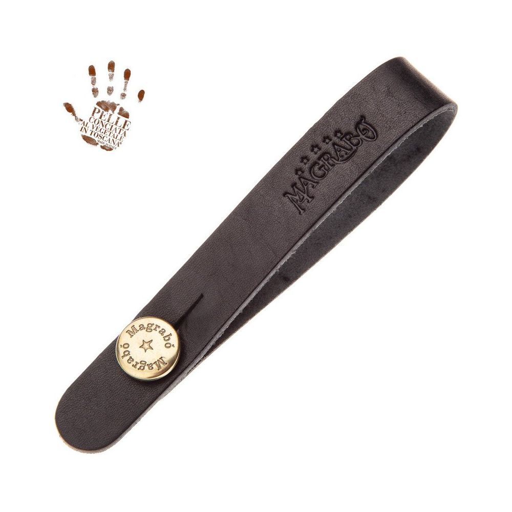 Magrabo Tiny Neck For Acoustic Guitar, Black Premium Strap