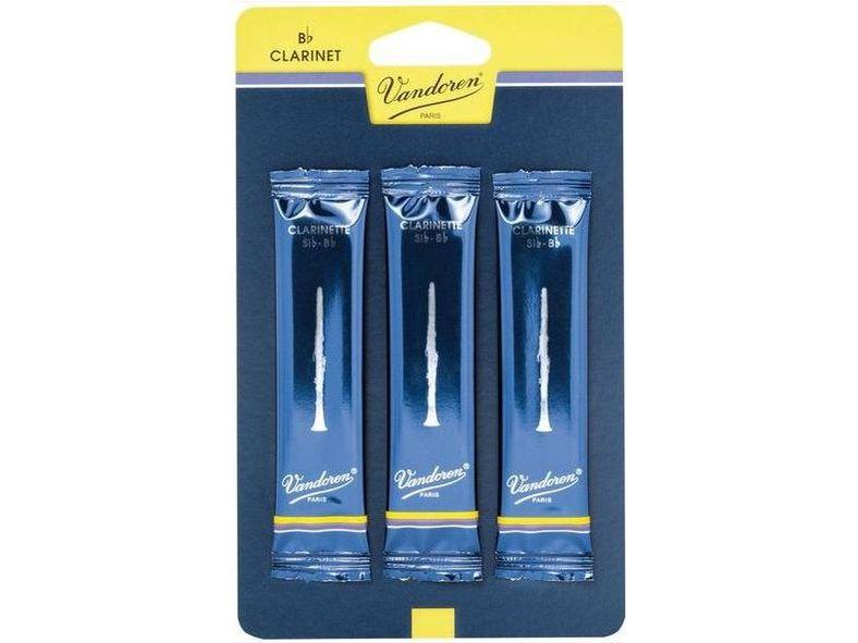 Vandoren Bb Clarinet Reeds 1.5 Traditional (3 pack)