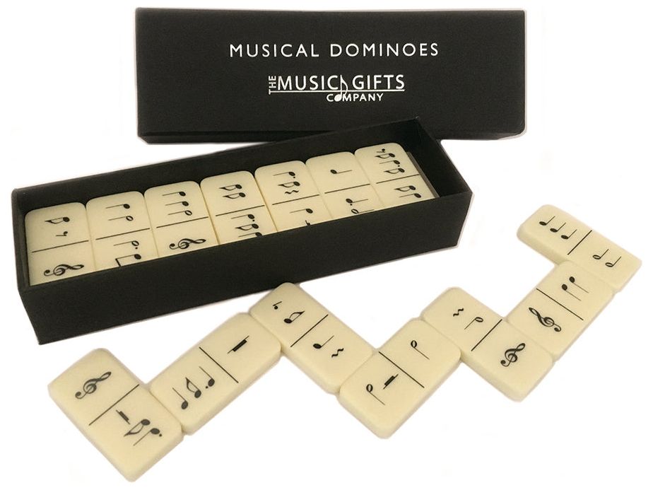 Musical Dominoes 28 Piece Set with Gift Box