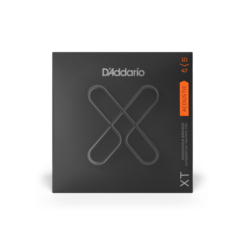 DAddario XT 10-47 Extra Light, Phosphor Bronze Acoustic Guitar Strings