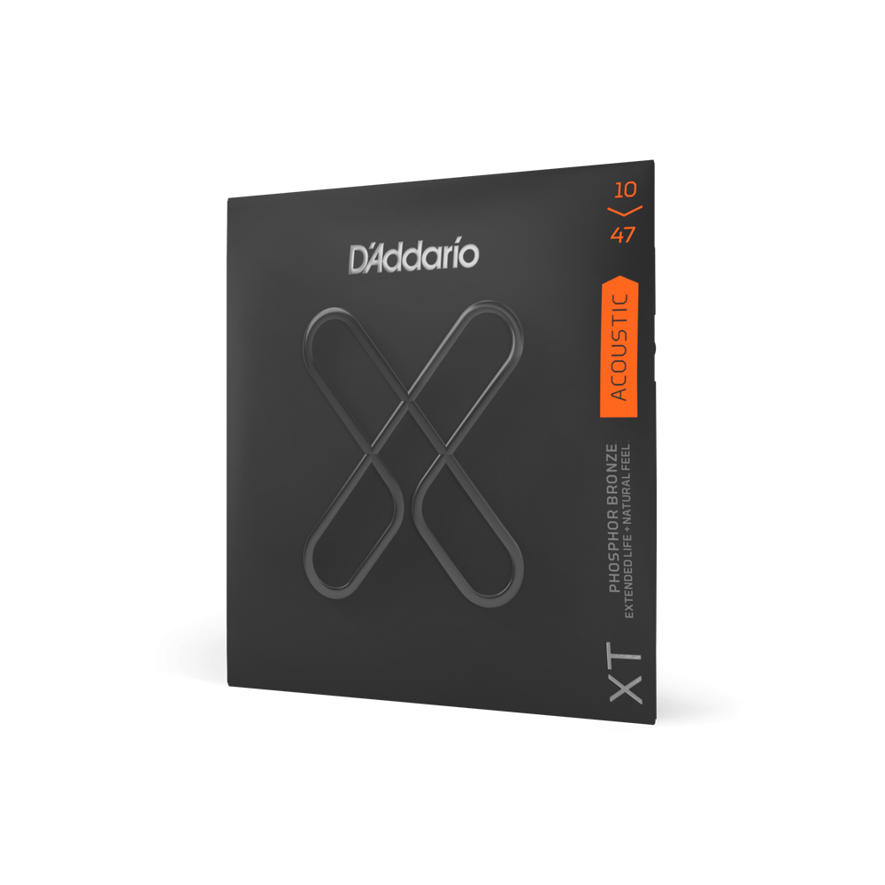 DAddario XT 10-47 Extra Light, Phosphor Bronze Acoustic Guitar Strings