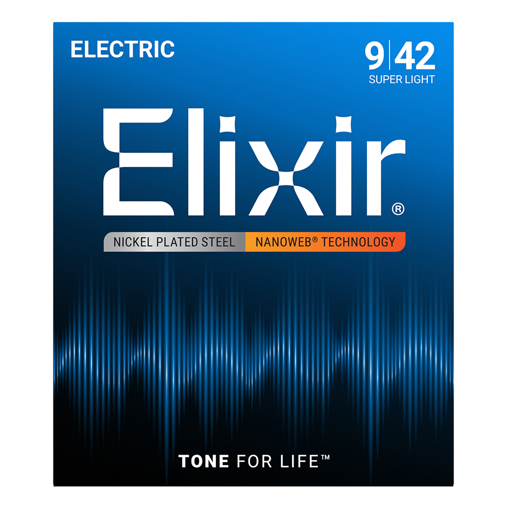 Elixir Nanoweb E12002 Electric Strings Super Light 09-42
