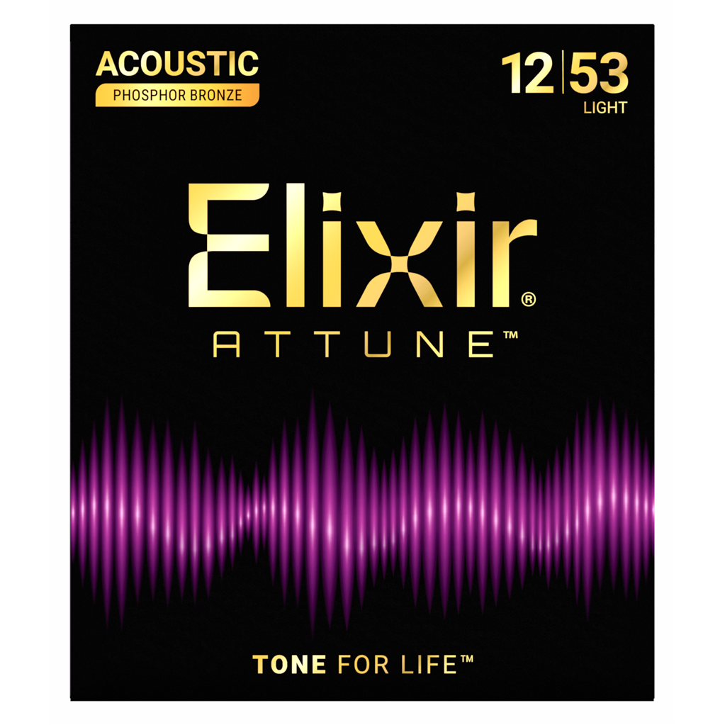 Elixir Attune Phosphor Bronze Acoustic Light 12-53