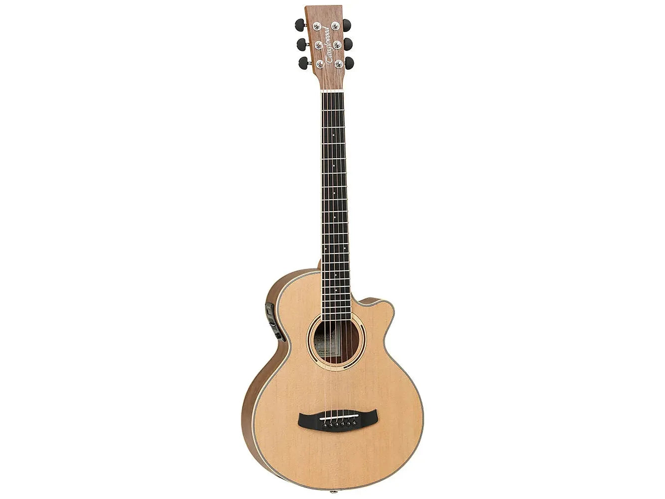 Tanglewood DBT TCE BW Acoustic Travel Guitar, Satin Natural
