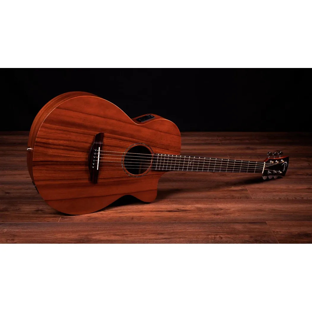 Faith Naked Venus Cutaway Electro Acoustic Trembesi in Honey Stain