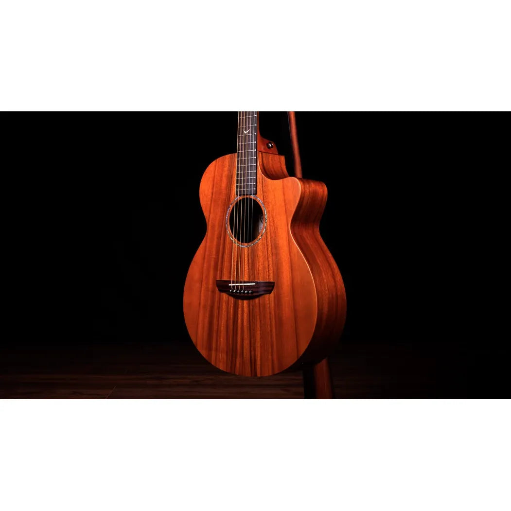 Faith Naked Venus Cutaway Electro Acoustic Trembesi in Honey Stain