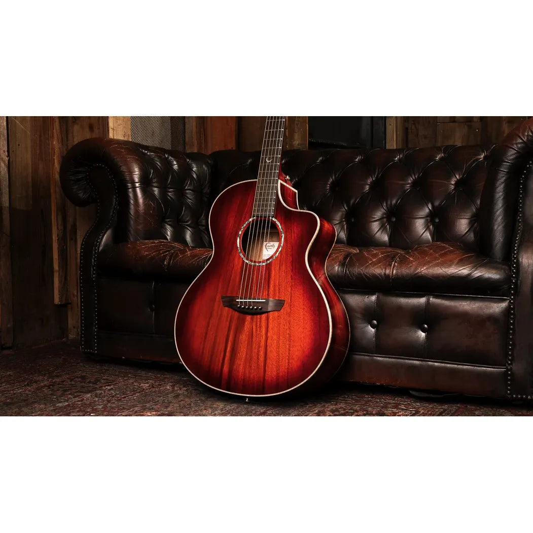 Faith Blood Moon Neptune Cutaway Electro Acoustic Guitar inc Hardcase B STOCK