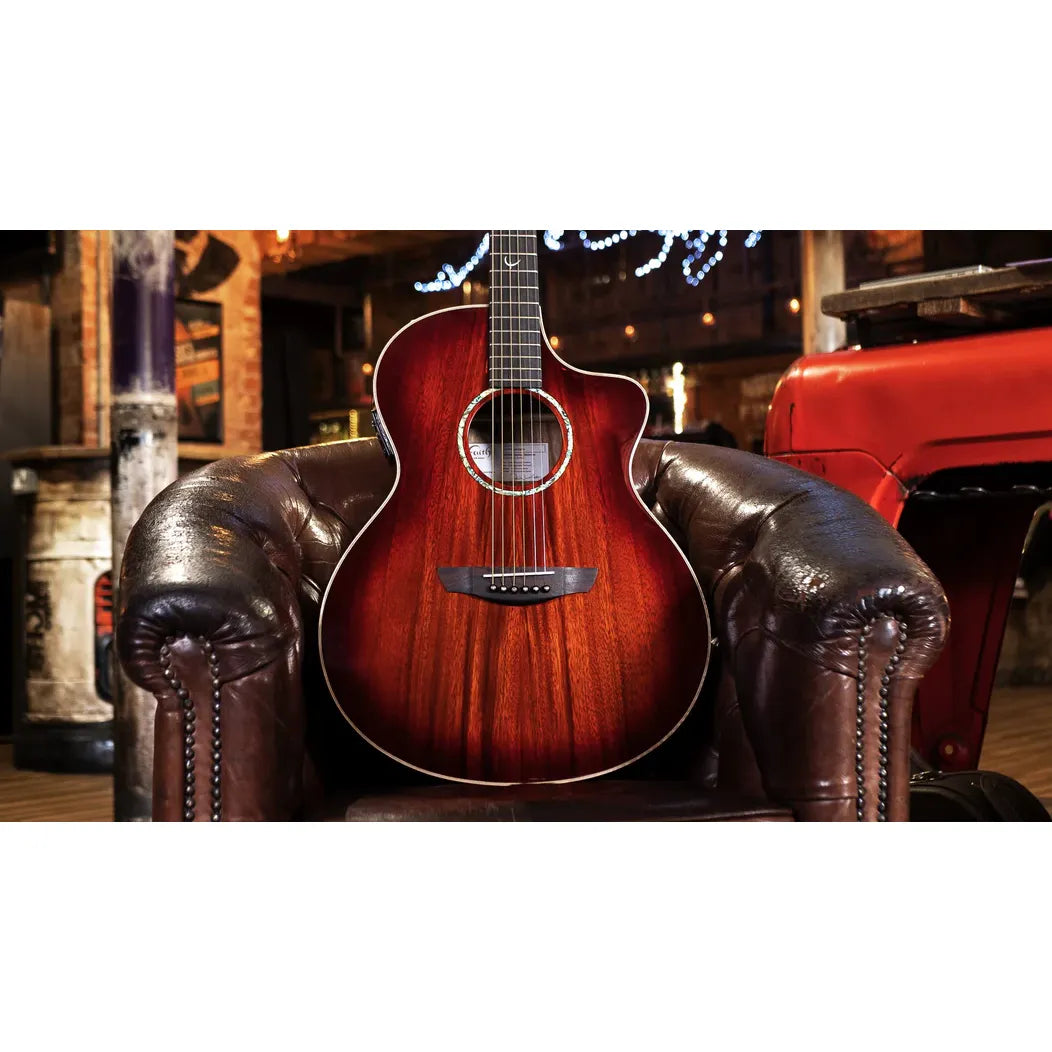 Faith Blood Moon Neptune Cutaway Electro Acoustic Guitar inc Hardcase B STOCK