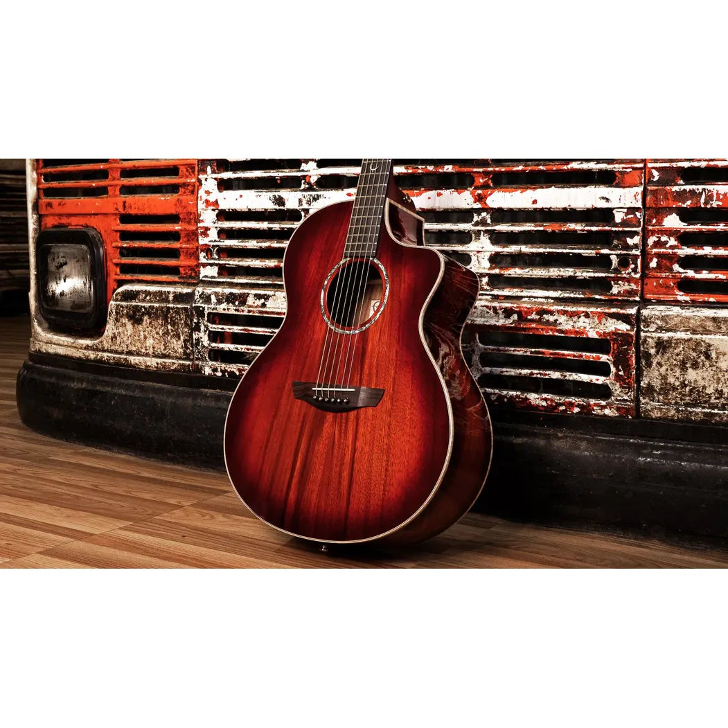 Faith Blood Moon Neptune Cutaway Electro Acoustic Guitar inc Hardcase B STOCK