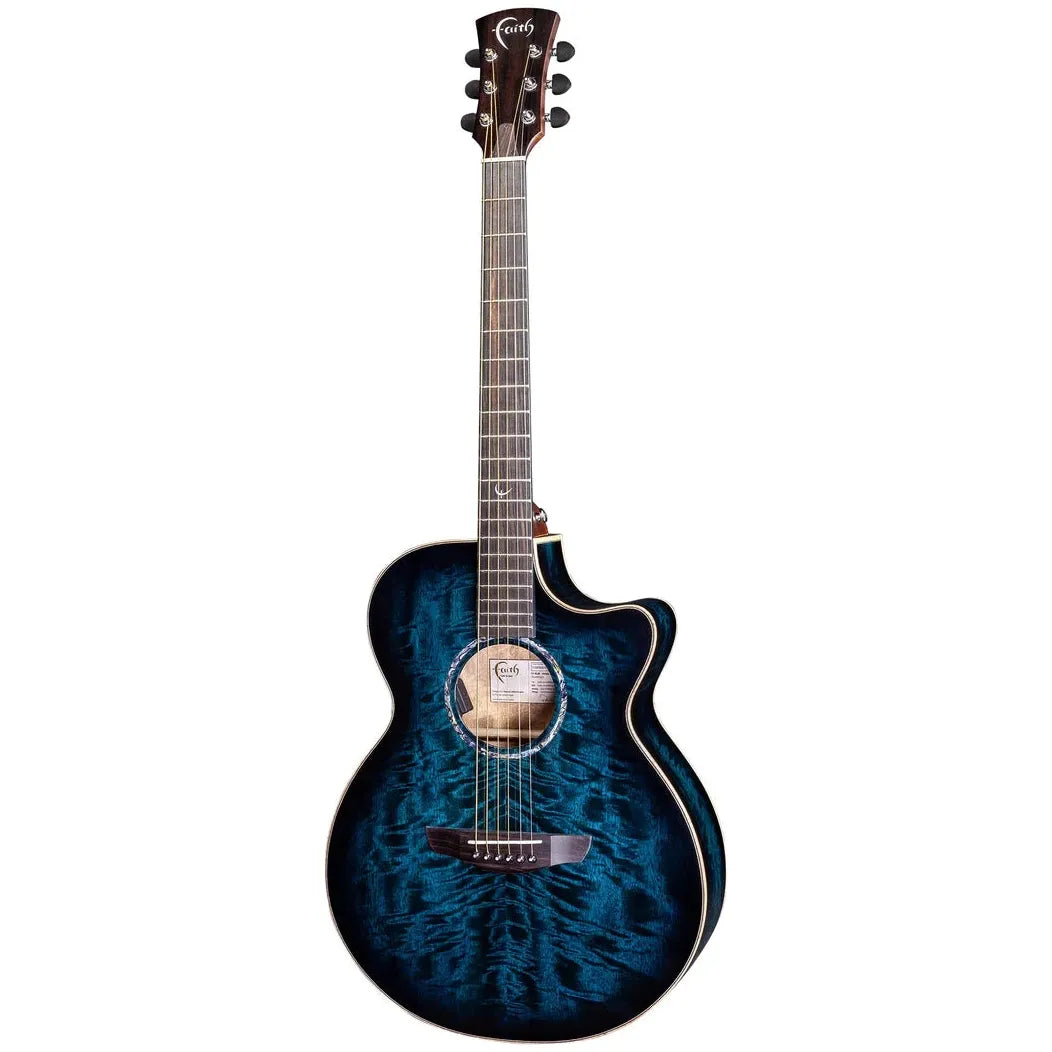 Faith Blue Moon Venus Cutaway Electro Acoustic Guitar