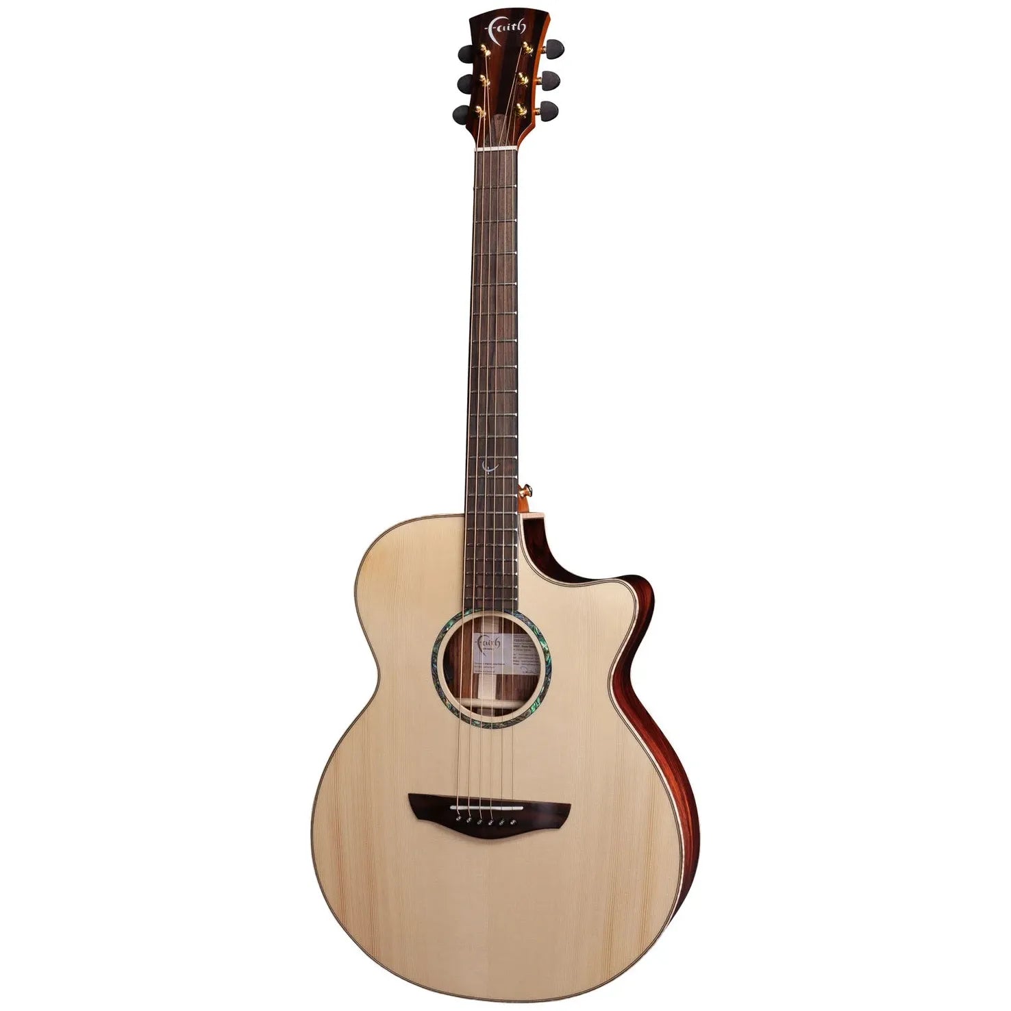 Faith HiGloss Venus Cutaway Electro Acoustic Guitar