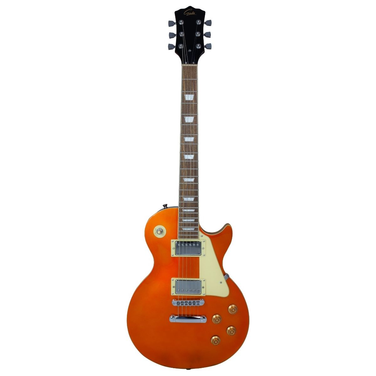 Gould Lexington LP Style Electric Guitar in Burnt Orange