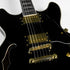 Gould Union Semi Hollow Electric Guitar in Black