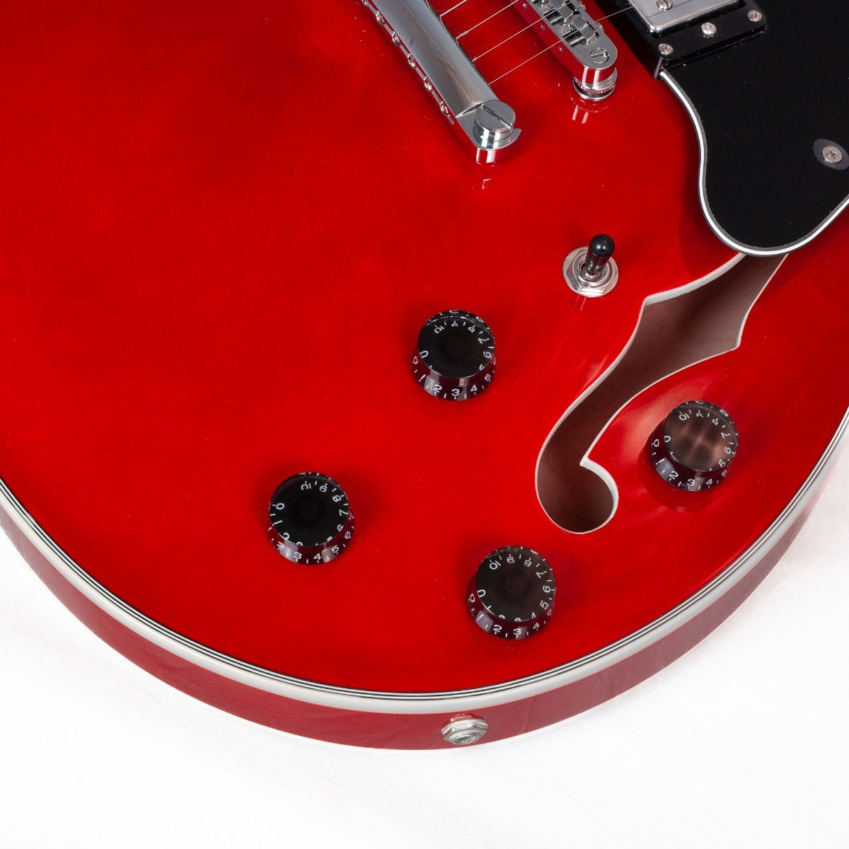 Gould Union Semi Hollow Electric Guitar in Cherry Red